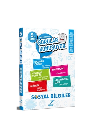 5.sınıf Pruva Sosyal Bilgiler Soru Bankası Hediyeli