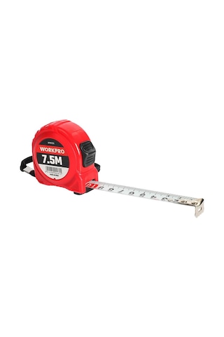 Workpro Wp261004 7,5mx25mm Beyaz Çelik Şerit Metre 7.5 M