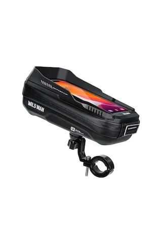 Willowhaven Black Mtb Ve Yol Bisikletleri İçin Yağmur Geçirmez Wıld Man Telefon Tutucu Çanta Haki