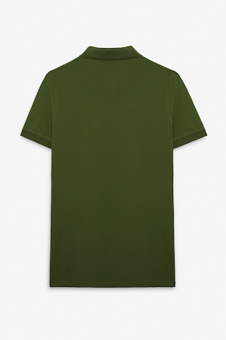 Grimelange SKYLOOM Erkek %100 Pamuk Kısa Kollu Regular Fit Haki Polo Yaka T-shirt