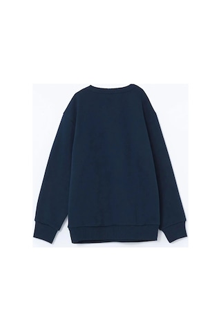LC Waikiki Lcw Kids Lacivert Bisiklet Yaka Erkek Çocuk Sweatshirt New Navy