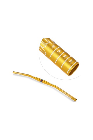 Folinda Mtb Dh Aluminyum 6061 Direksiyon Çubuğu 780mm 31.8mm, Hafif, Anti-çizik, Anodize Kaplama, Altın Rengi Çok Renkli