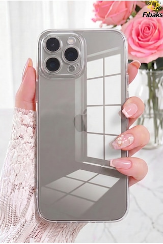 Fibaks iPhone 11 Pro Max Uyumlu Kılıf Yüksek Kalite Ince Yumuşak Şeffaf Süper Silikon