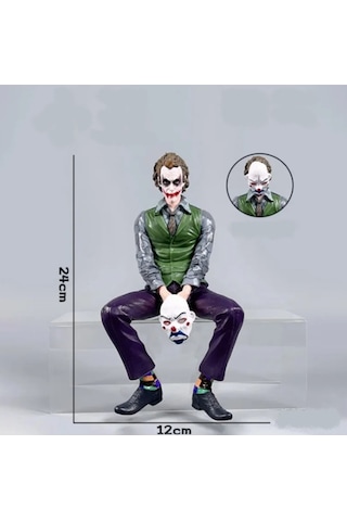 Joker Araba Figürü Aksesuarı Oturan Joker Model Dekorasyon Oyuncak Hediyelik Eşya