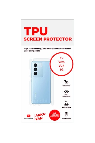 Vivo V27 5g Arka Ve Yan Kaplama Tam Kaplayan Hd Film