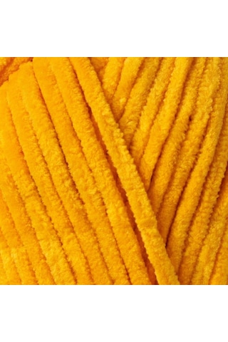 Kürkçü Han Kadife 100 G 95 M Örgü İpi Khkad Sarı