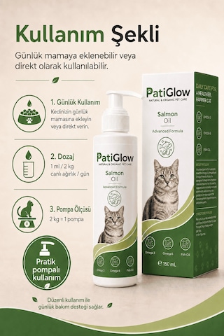 Patiglow Kedi Balık Yağı