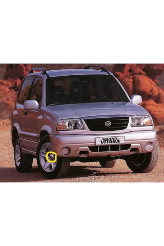 Suzuki Grand Vitara 1998-2006 Jant Göbeği Siyah 4 Adet