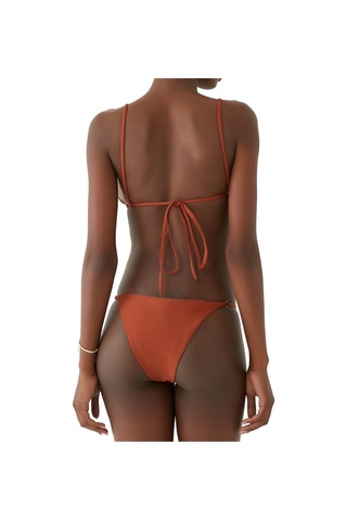 Lea The Label Kadın Düşük Bel Bikini Altı Kahverengi
