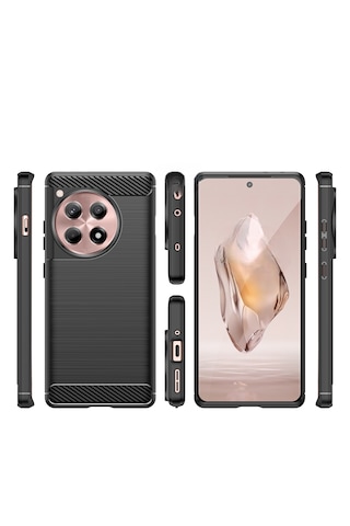 Oneplus 12r/ace 3 İçin Brushed Carbon Fiber Silikon Kılıf -al3332