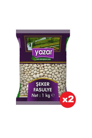 Yazar Şeker Fasulye 2 x 1 KG