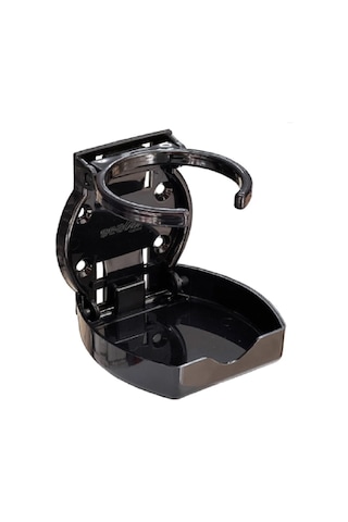 Sealux Katlanır Bardaklık. Tekne Ve Karavan Bardak Tutucu. Siyah