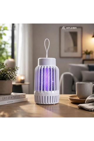 Usb Şarjlı Uv Işıklı Taşınabilir Sinek Öldürücü-1716