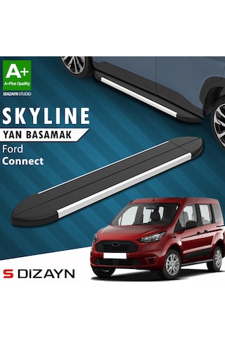 S-dizayn Ford Connect 3 Skyline Aluminyum Yan Basamak 193 Cm 2023 Üzeri A+ Kalite