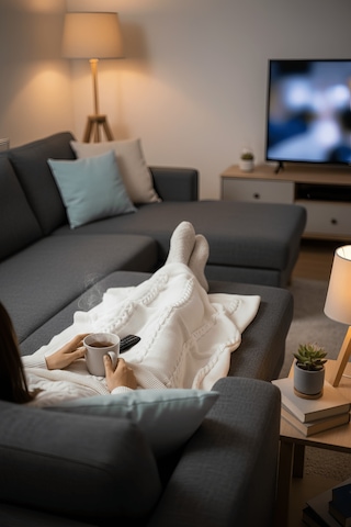 Yumuşak Örgü Battaniye Örgü 130x170 Cm Krem Tek Kişilik Tv Battaniyesi Dekoratif Ve Hafif Krem
