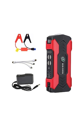 Geeksen 12v 200a Araba Atlama Marşı Taşınabilir Güç Bankası Başlatma Cihazı Dizel Benzin 10000mah Araba Şarj