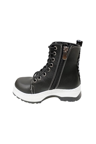 Fix Kids 9603 Deri Fashion Kız Çocuk Bot Siyah