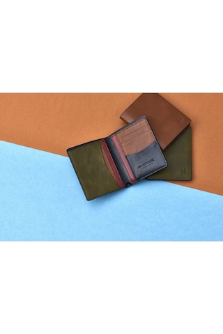 Dayton Erkek Siyah Plus Color Deri İnce Tasarım Çok Bölmeli Rfid Korumalı Cüzdan Siyah