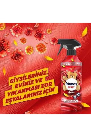 Yumoş Sprey Yıkaması Zor Eşyalar için Amber 450 ML