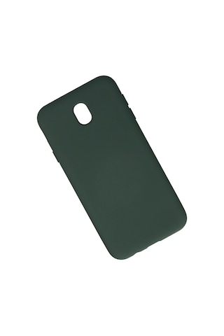 Newface - 534 - Samsung Galaxy Uyumlu J7 Pro / J730 Kılıf Nano İçi Kadife Silikon - - Csmo-tex - Koyu Yeşil