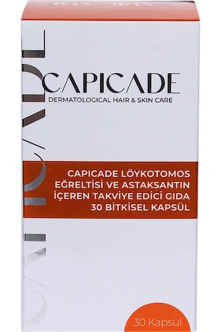 Capicade Löykotomos Eğreltisi ve Astaksantin 30 Kapsül