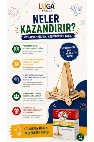 Stemist Box: Gravity Car Ahşap