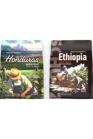 Çekirdek Kahve Honduras & Ethiopia Çekirdek Kahve