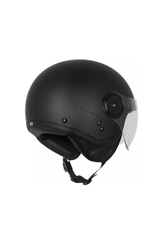 e Neon Easy Açık Motosiklet Kask Siyah