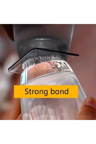 Pazly Şeffaf Çift Taraflı Bant Nano Sihirbaz Bant 100 Adet Isıya Dayanıklı Su Geçirmez Yapıştırıcı