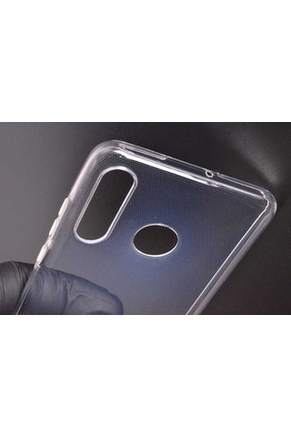 Huawei P30 Lite Kılıf Şeffaf Silikon Hibrit Case Renksiz