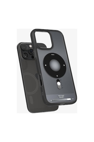 Spigen İphone 16 Pro Max İle Uyumlu Kılıf Ultra Hybrid Magfit Magsafe Özellikli Kickstand Classic Black Siyah