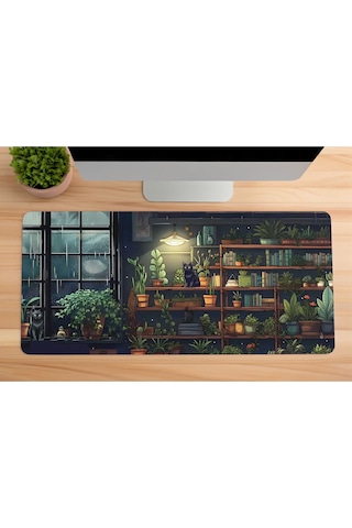 Gaming Oyuncu Xl Mouse Pad Kaydırmaz Dikişli 80 30 Cm Mousepad 42