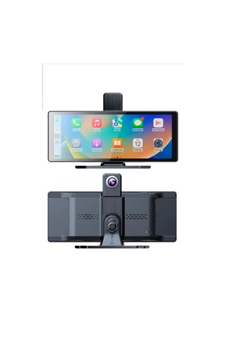 4k 10.26 Inç Ultra Hd Wifi Carplay Ön Arka Araç Kamerası İkisi Bir Arada Set Ios Android Navigasyon