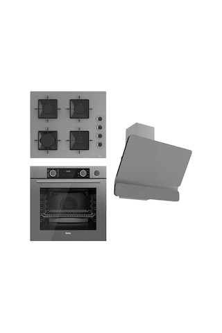 Ferre Steamart Ss Serisi XE64CPR + SS208 + D081 - Kare Set Gri