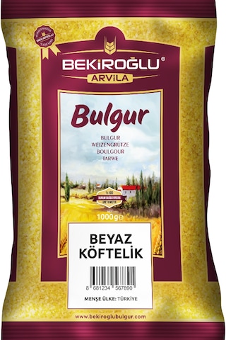 Bekiroğlu Arvila Beyaz Köftelik Bulgur 1 KG Bekiroğlu Arvila Beyaz Köftelik Bulgur 1 KG
