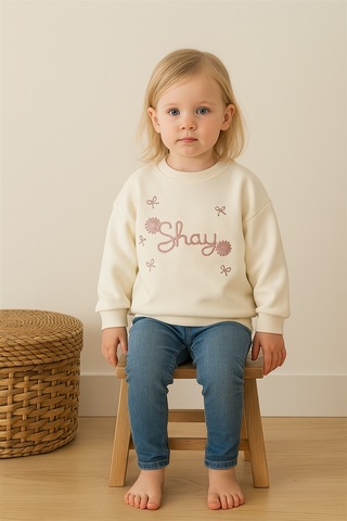 Almira Bebek Kız Çocuk Shay Yazılı Uzun Kollu İçi Şardonlu Sweat 6 Yaş Yeşil Almira Bebek Kız Çocuk Shay Yazılı Uzun Kollu İçi Şardonlu Sweat 6 Yaş Yeşil