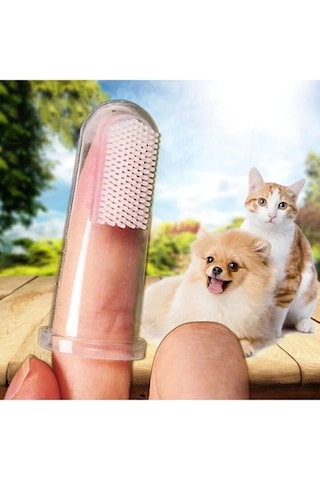 Tineke Kedi Köpek İçin Parmak Diş Fırçası