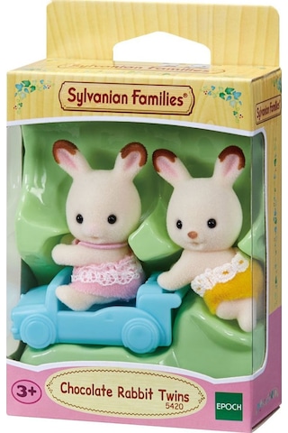 Sylvanian Families Çikolata Kulaklı Tavşan İkiz Bebekleri 5420