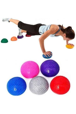 Duyu Denge Nehir Taşları Dikenli Duyusal Denge Yarım Top 6 Lı Set