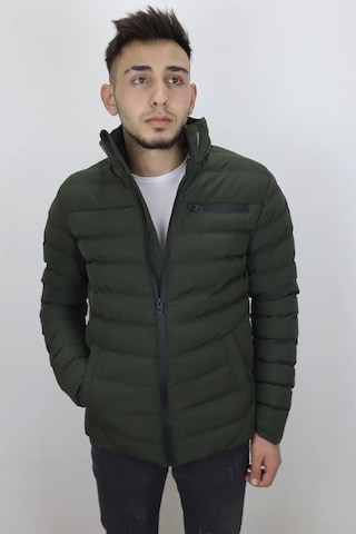Rodrigo Dmctekstil Erkek Dogu23 Hakim Yaka Spor Kesim Dar Kalıp Kışlık Mont Haki