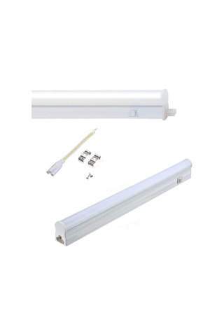 Lamptime T5 Led Bant Armatür 4W 30Cm Gunışığı Işık Anahtarlı 301 Beyaz