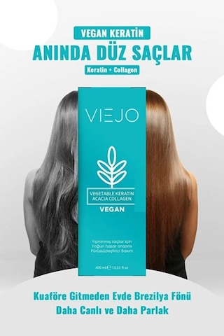 Vegan Saç Keratini - Collagen - Saç Düzleştirici