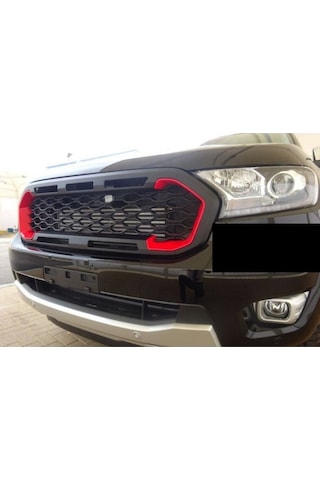 Ford Ranger T8 Ön Panjur Seti 2018 Ve Üzeri Ledli Mustang  Logolu