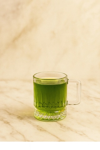 6 Lı Cam Kulplu Meşrubat Çay Kahve Bardağı Bardak 220ml Şeffaf