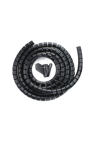 Yuntech01 Kablo Yönetimi Kılıfı 20mm Çap 2 Metre Uzunluk, Ev Ofis Sınıf Kablo Düzenleyici Pe Malzeme