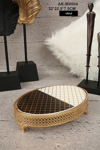 Vitale Lux Seramik Sunum Tepsisi 22x32 Cm Ak.ıb0004 Diğer