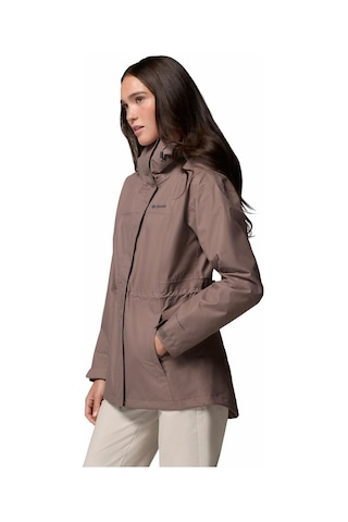 Columbia Hikebound Iı Long Kadın Yağmurluk-9138 Kahverengi
