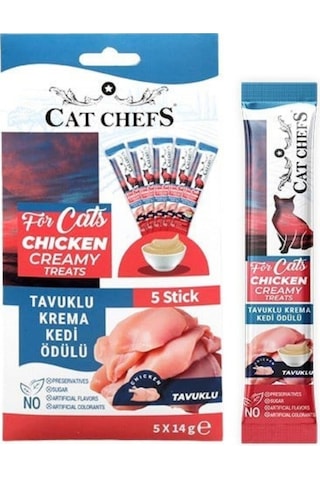 Tavuk Ve Kremalı Kedi Ödül Maması 14 Gr X 5 Adet Tavuk Ve Kremalı Kedi Ödül Maması 14 Gr X 5 Adet
