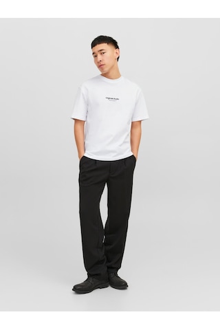 Jack & Jones Jorvesterbro Rahat Kesim Tişört 12240121 Beyaz