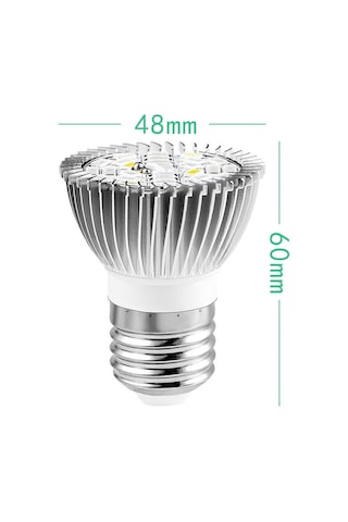 Hfambition E27 Bitki Büyütme Ampulü - Tam Spektrum Led Işık, Sukulent Ve Fide Yetiştirme İçin İdeal Diğer